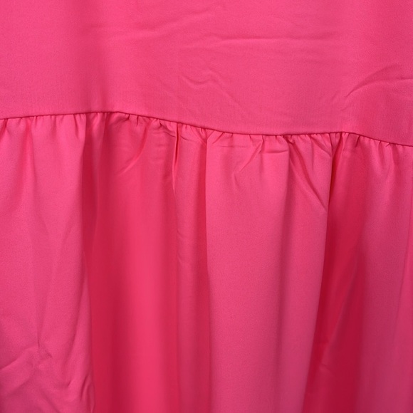 Zenana Womens Babydoll Dress XL Pink Pullover Short Sleeves 100% Poly Fun New - Picture 5 of 10